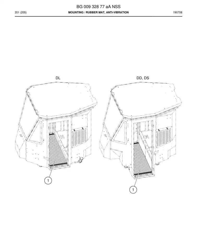 BG00932877a BG 009 328 77a Mounting - Sandvik Technical Drawing