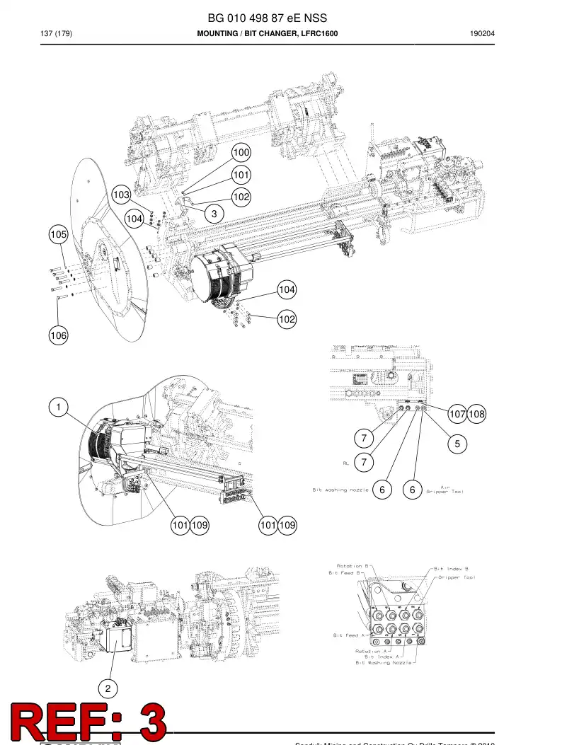 BG00932922a BG 009 329 22a SOPORTE - Sandvik Technical Drawing