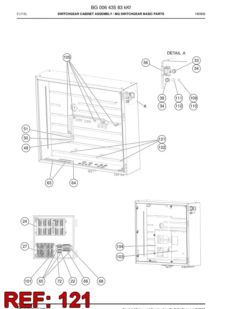 BG00933467a BG 009 334 67a Insulator - Sandvik Technical Drawing