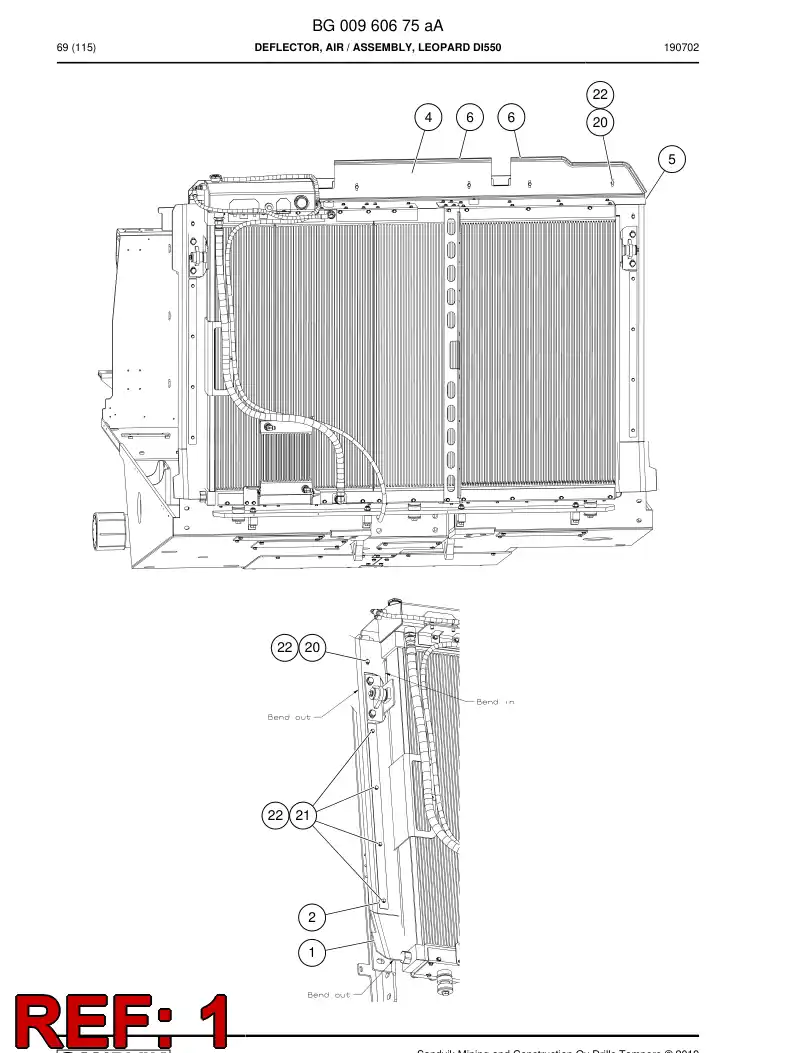 BG00934889a BG 009 348 89a Rubber - Sandvik Technical Drawing