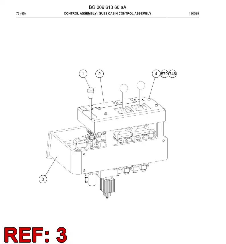 BG00935968a BG 009 359 68a Bracket - Sandvik Technical Drawing