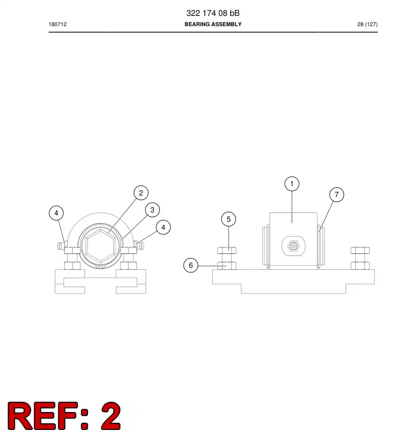 BG00939121a BG 009 391 21a Bushing - Sandvik Technical Drawing