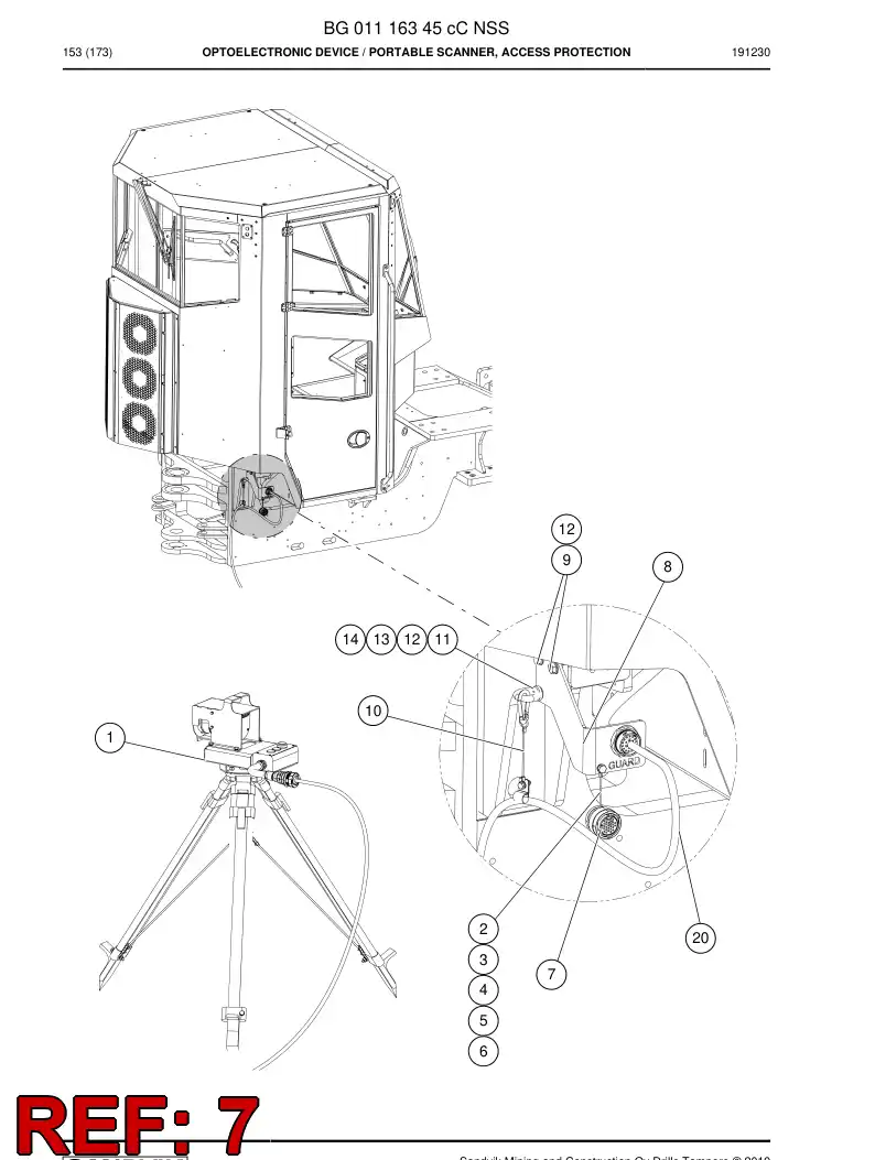 BG00943603a BG 009 436 03a Bypass - Sandvik Technical Drawing