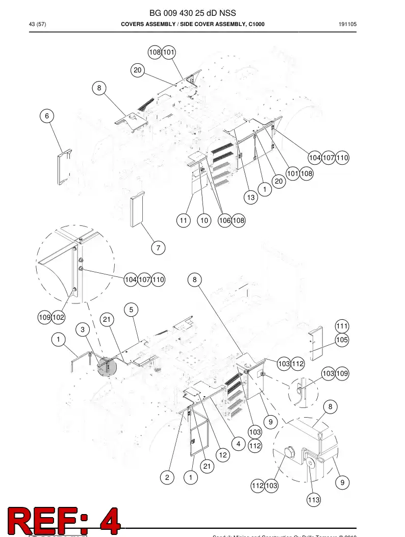 BG00945618c BG 009 456 18c Cover - Sandvik Technical Drawing