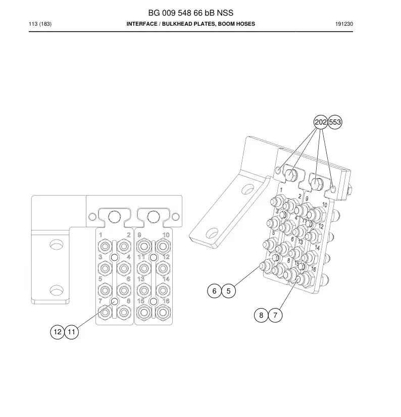 BG00954866b BG 009 548 66b Interface - Sandvik Technical Drawing