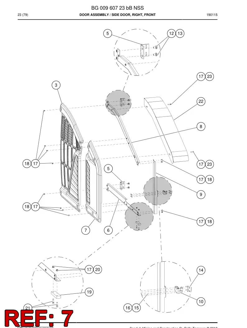 BG00960727a BG 009 607 27a Cover - Sandvik Technical Drawing