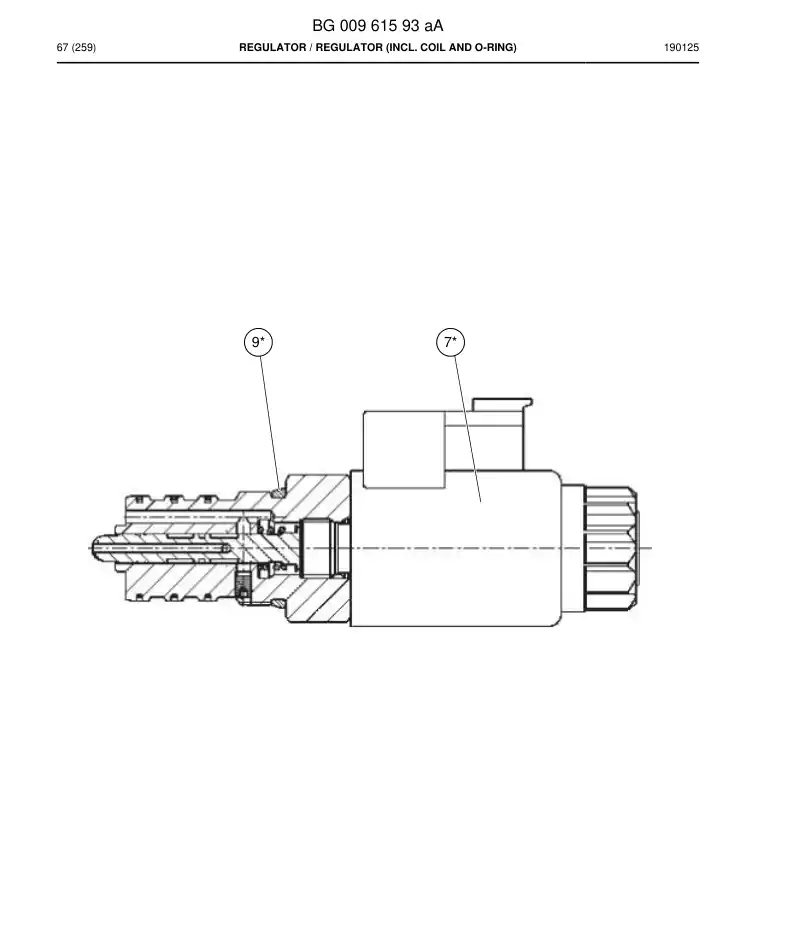 BG00961669a BG 009 616 69a Coil - Sandvik Technical Drawing