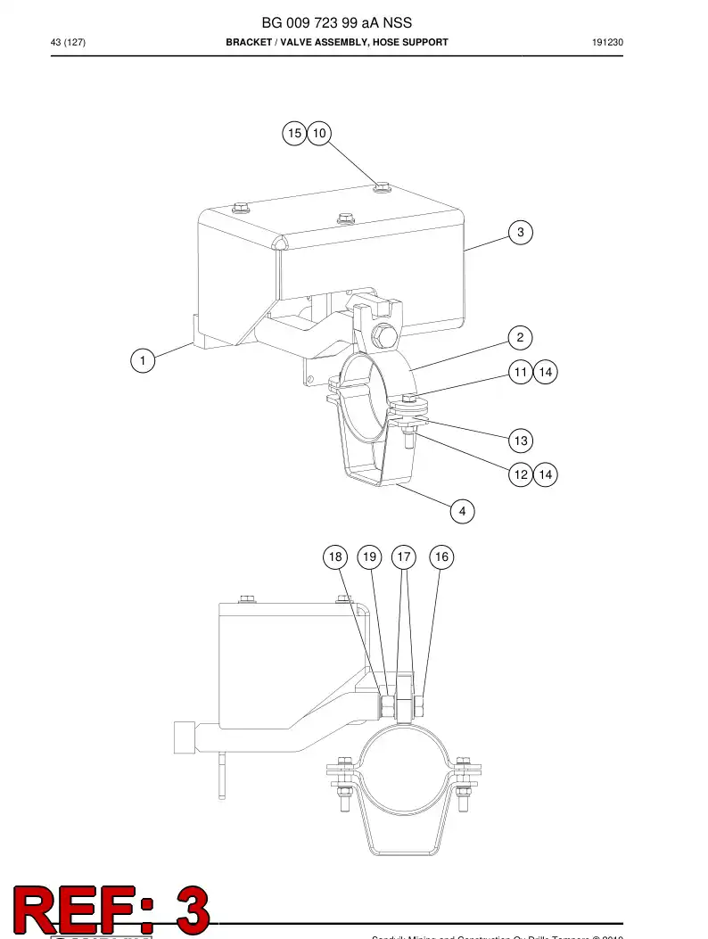 BG00970599a BG 009 705 99a Cover - Sandvik Technical Drawing