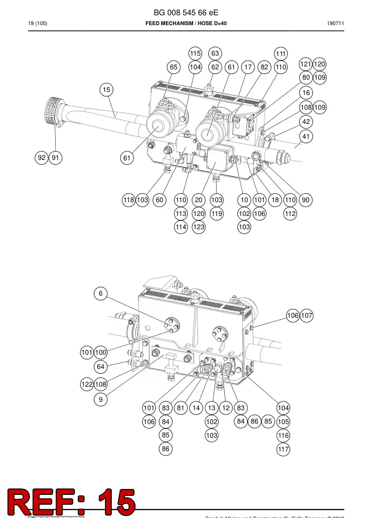 BG00976134b BG 009 761 34b Guide - Sandvik Technical Drawing