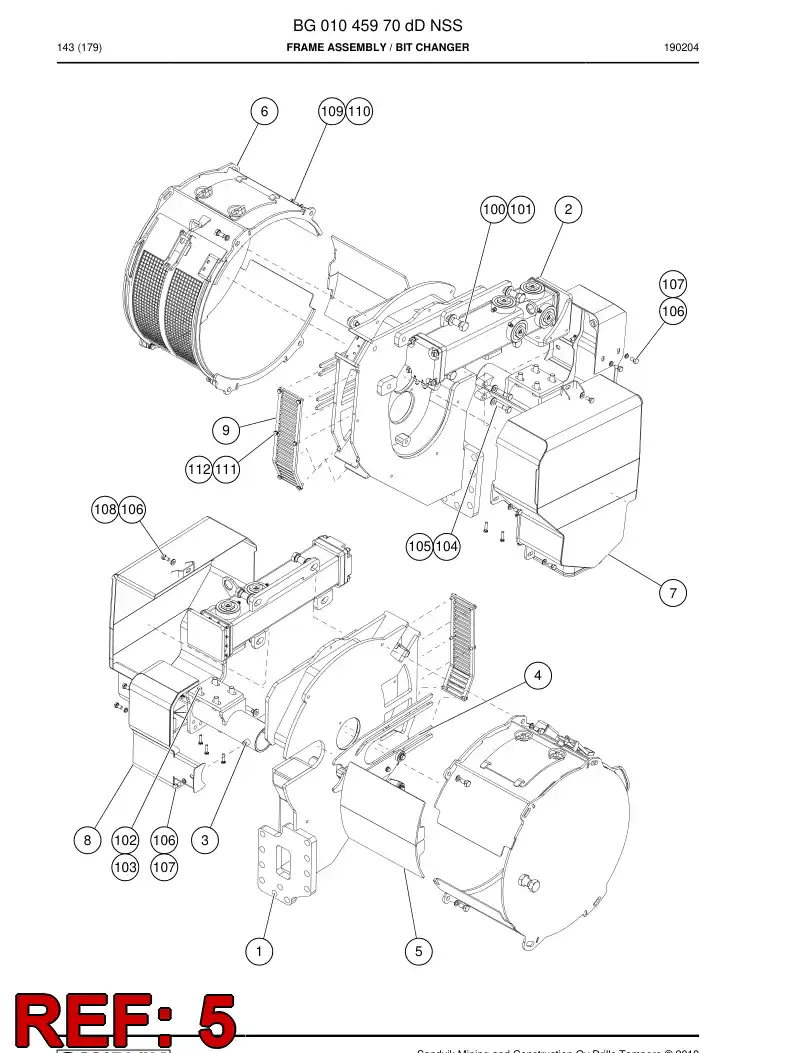 BG00979463a BG 009 794 63a TRAMPILLA - Sandvik Technical Drawing