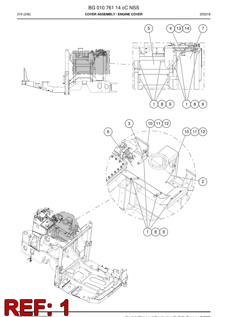 BG00987576a BG 009 875 76a Plate - Sandvik Technical Drawing