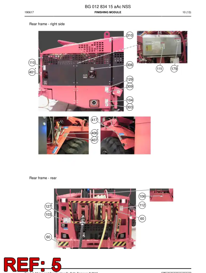 BG00991703c BG 009 917 03c Set - Sandvik Technical Drawing