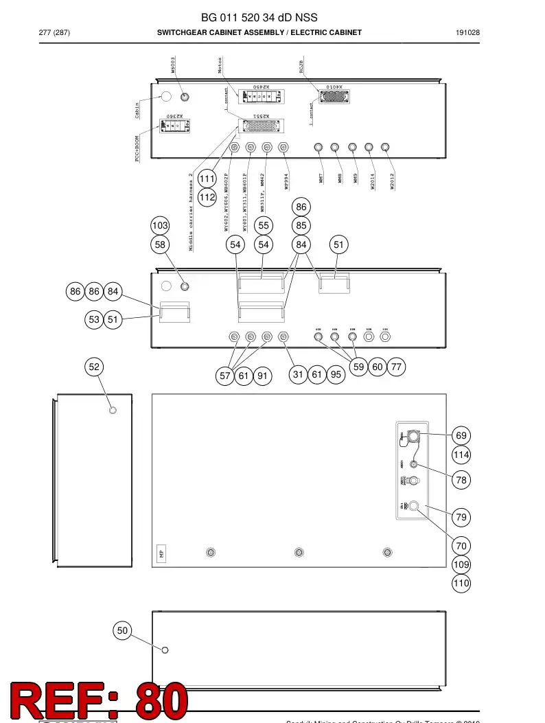 BG00992373f BG 009 923 73f Decal - Sandvik Technical Drawing