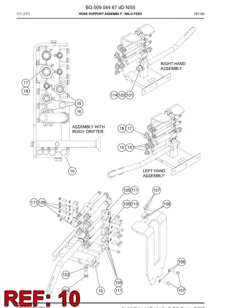 BG00993112a BG 009 931 12a Plate - Sandvik Technical Drawing