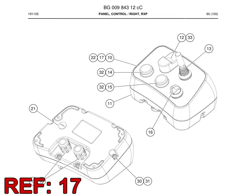 BG00993249b BG 009 932 49b Decal - Sandvik Technical Drawing