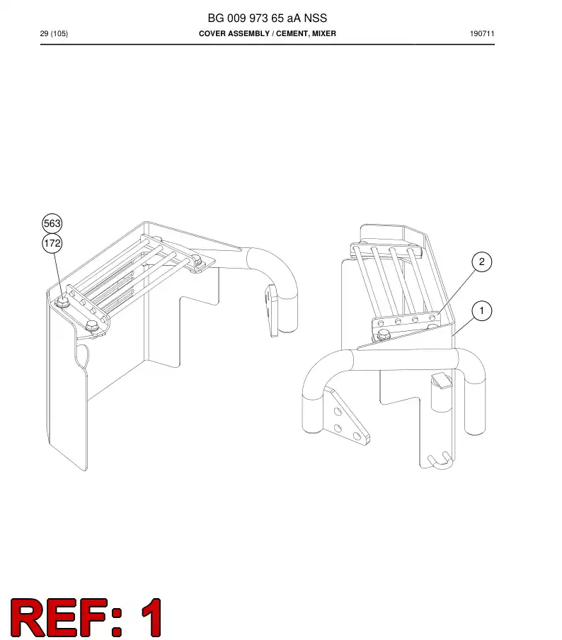BG00997631a BG 009 976 31a Cover - Sandvik Technical Drawing