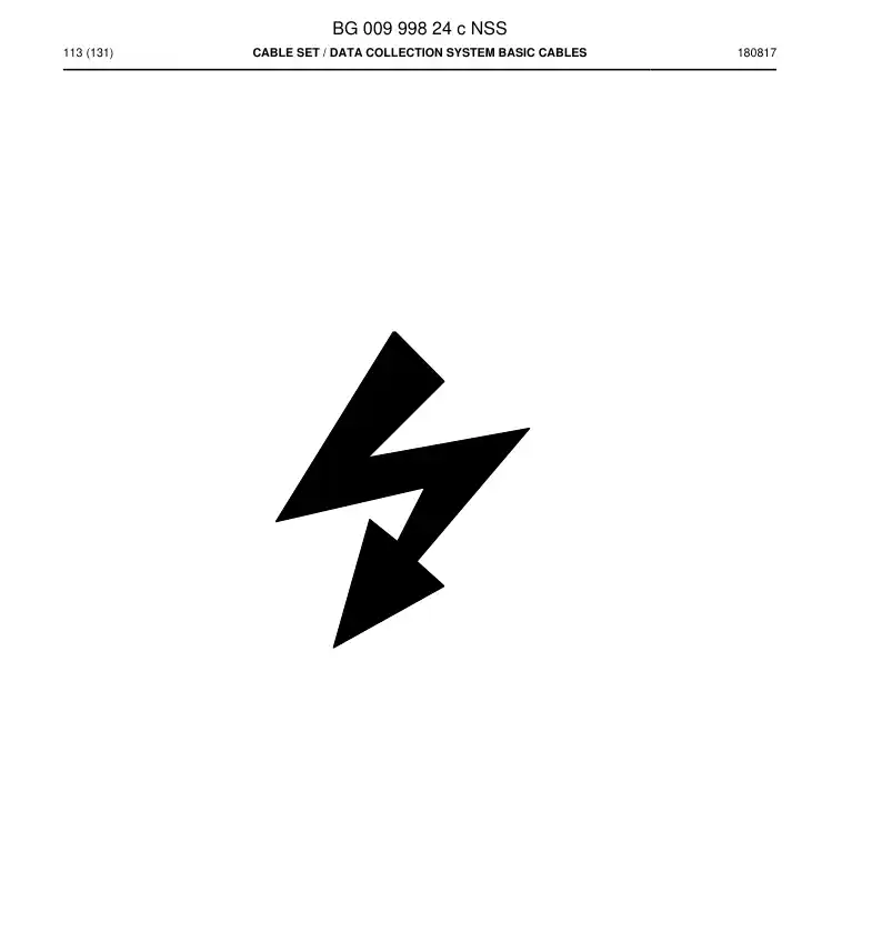 BG00999824d BG 009 998 24d ASSEMBLY DE CABLES - Sandvik Technical Drawing