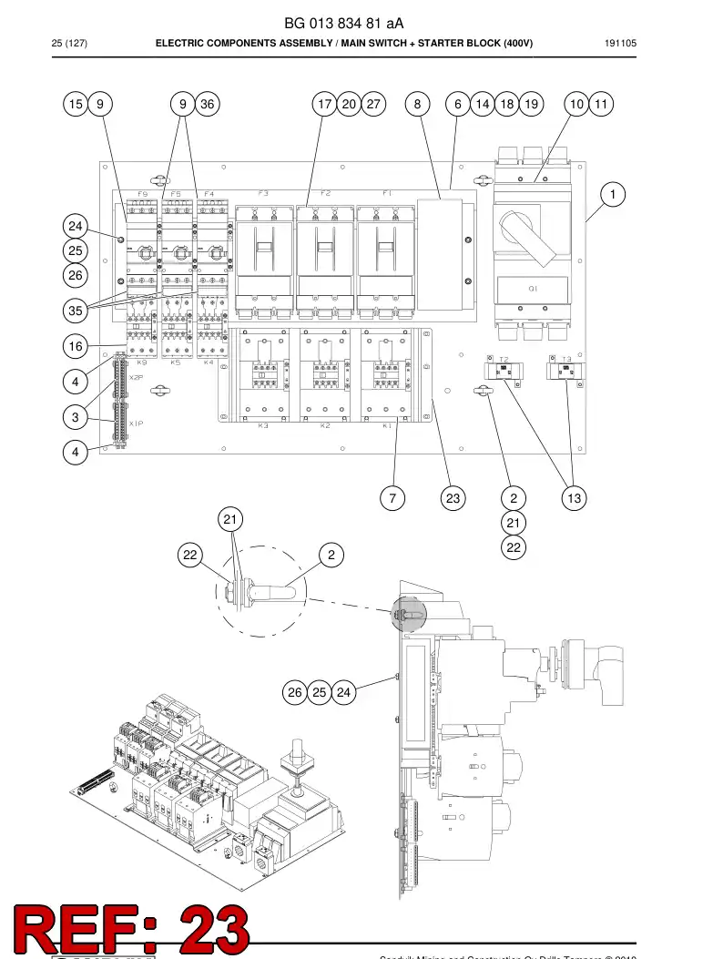 BG01000647b BG 010 006 47b Plate - Sandvik Technical Drawing