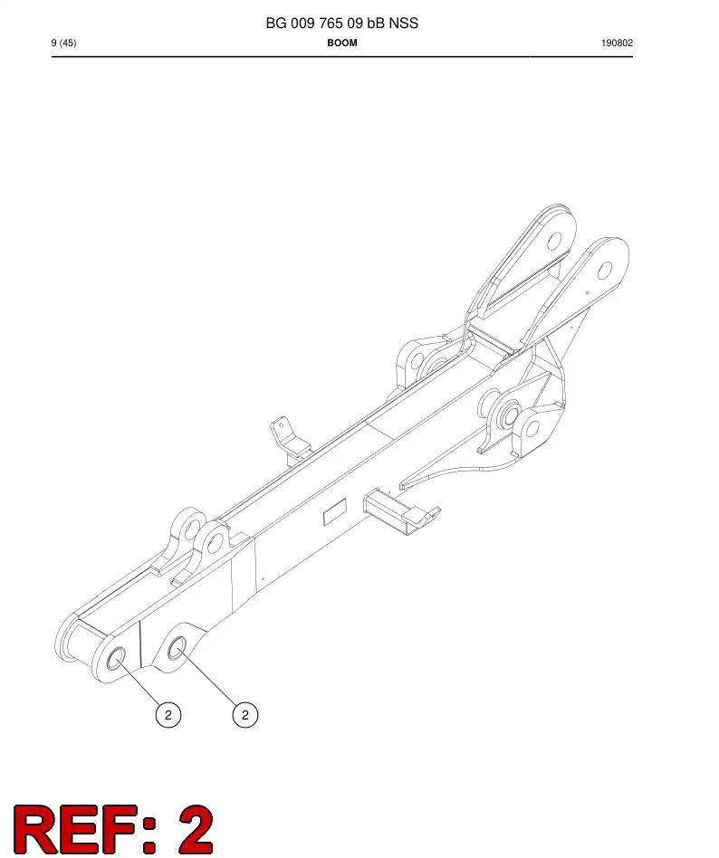 BG01003862a BG 010 038 62a Bearing - Sandvik Technical Drawing