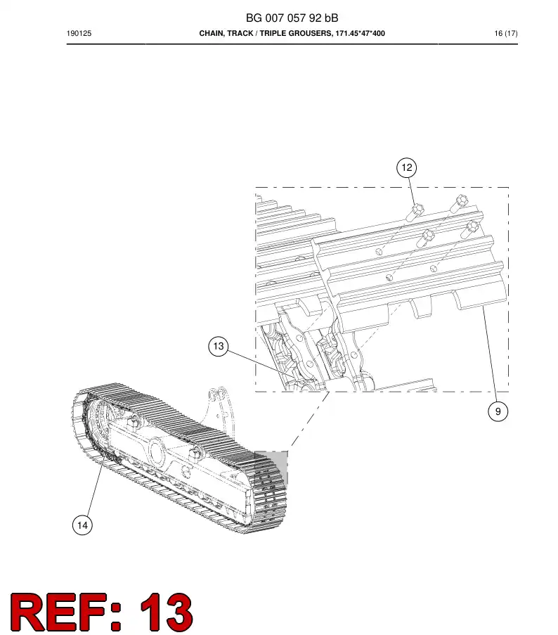 BG01004495a BG 010 044 95a Nut - Sandvik Technical Drawing