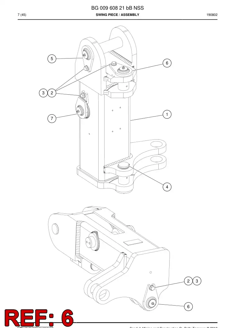 BG01008676b BG 010 086 76b Pin, Cylinder - Sandvik Technical Drawing