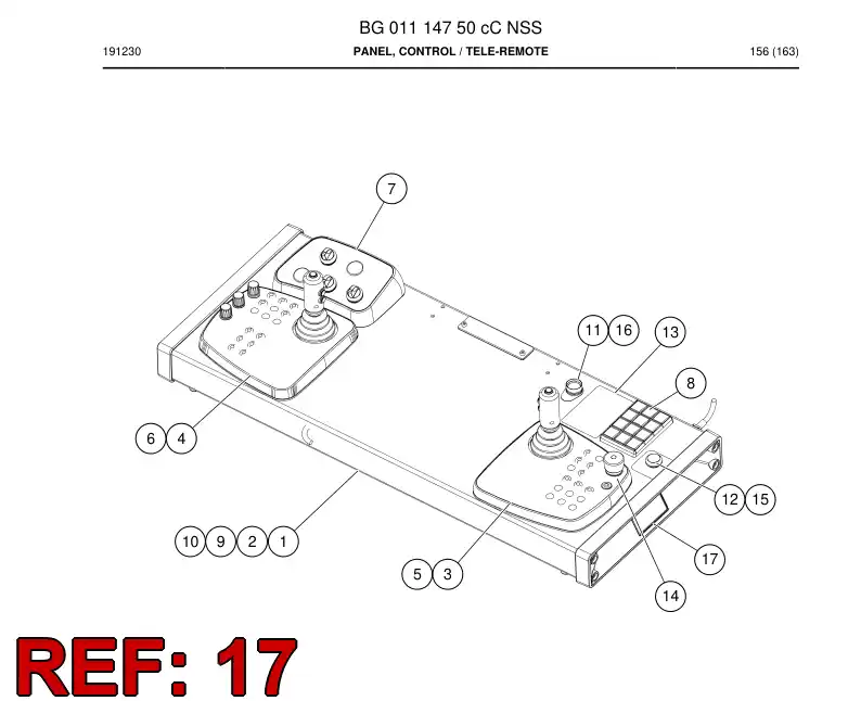BG01010523b BG 010 105 23b Decal - Sandvik Technical Drawing