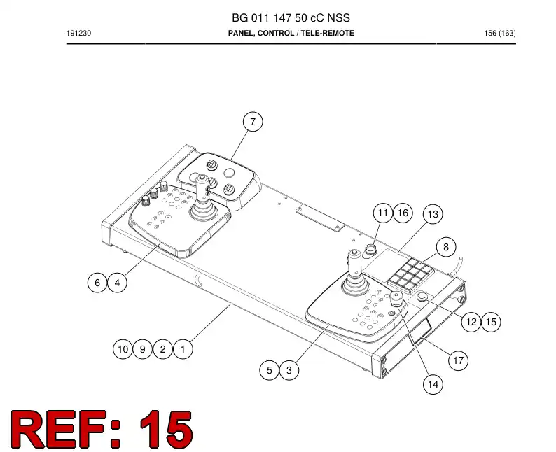 BG01010764b BG 010 107 64b Decal - Sandvik Technical Drawing