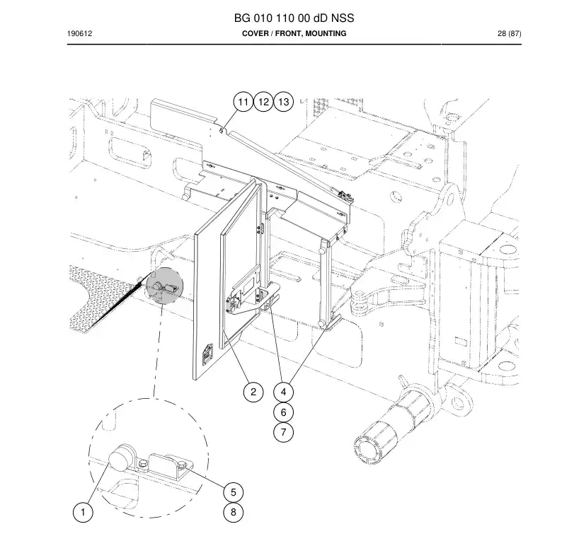 BG01011000d BG 010 110 00d Cover - Sandvik Technical Drawing