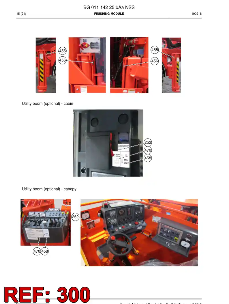 BG01012966d BG 010 129 66d Decal set - Sandvik Technical Drawing