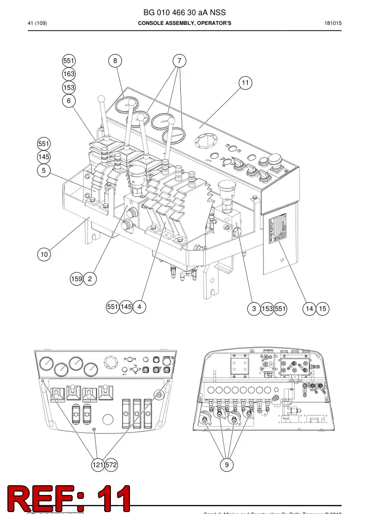 BG01015216a BG 010 152 16a Decal - Sandvik Technical Drawing