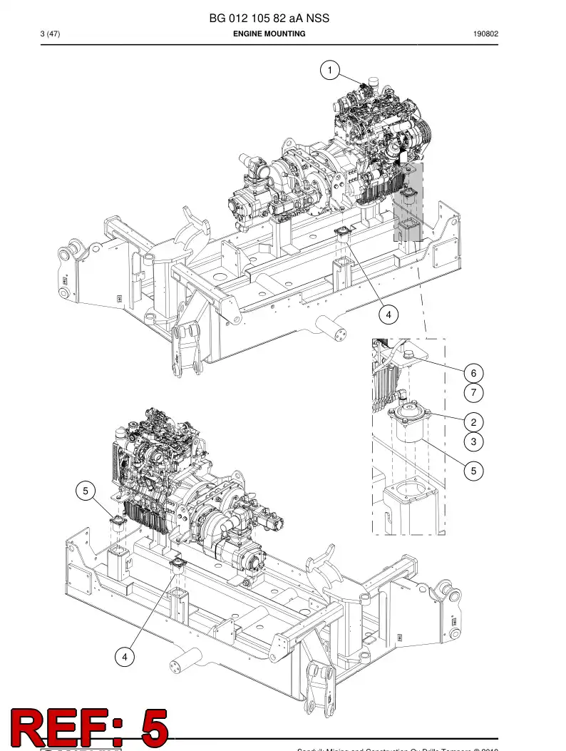 BG01020251a BG 010 202 51a Damper, Hole Mount - Sandvik Technical Drawing