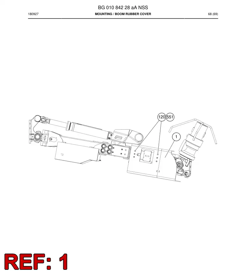BG01024517a BG 010 245 17a Rubber - Sandvik Technical Drawing