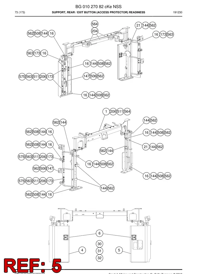 BG01025538a BG 010 255 38a Cover - Sandvik Technical Drawing