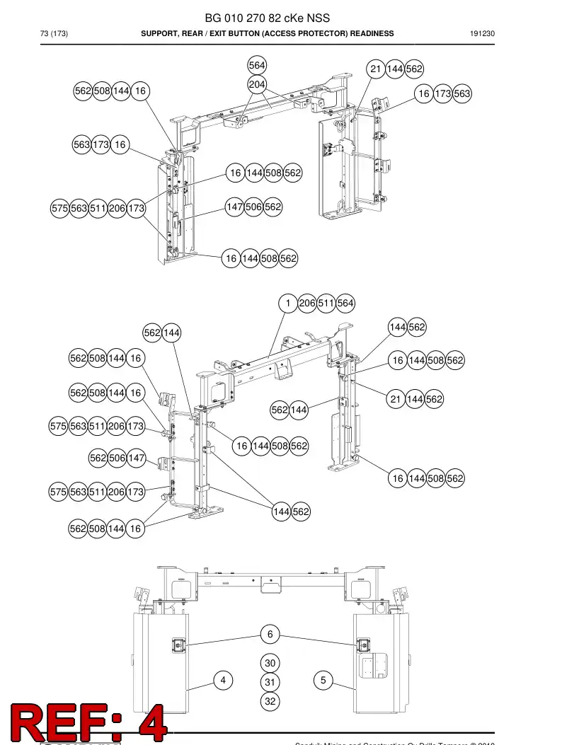 BG01025539a BG 010 255 39a Cover - Sandvik Technical Drawing