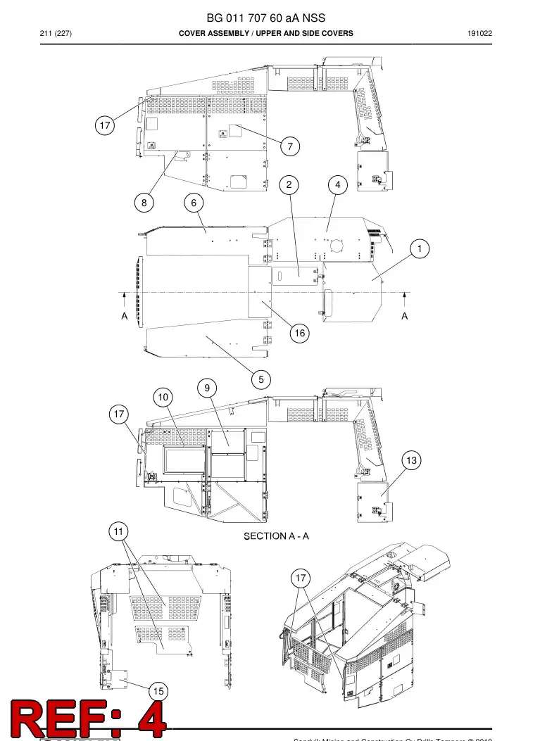 BG01030591a BG 010 305 91a Cover - Sandvik Technical Drawing