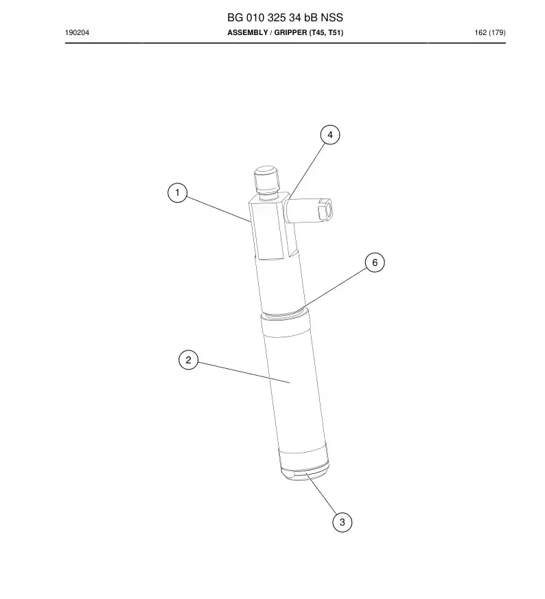 BG01032534c BG 010 325 34c Assembly - Sandvik Technical Drawing