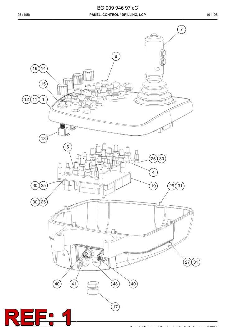 BG01038402a BG 010 384 02a Cover - Sandvik Technical Drawing