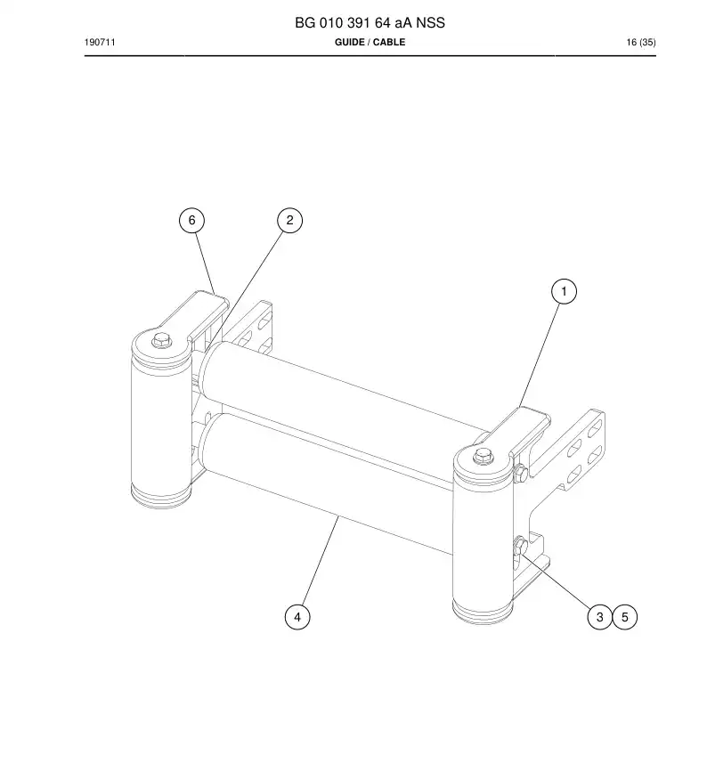 BG01039164a BG 010 391 64a Guide - Sandvik Technical Drawing
