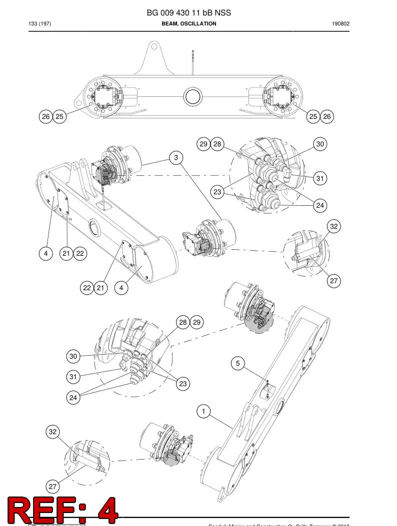BG01040908b BG 010 409 08b Plate, Cover - Sandvik Technical Drawing