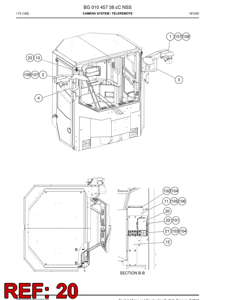 BG01043202b BG 010 432 02b Computer - Sandvik Technical Drawing