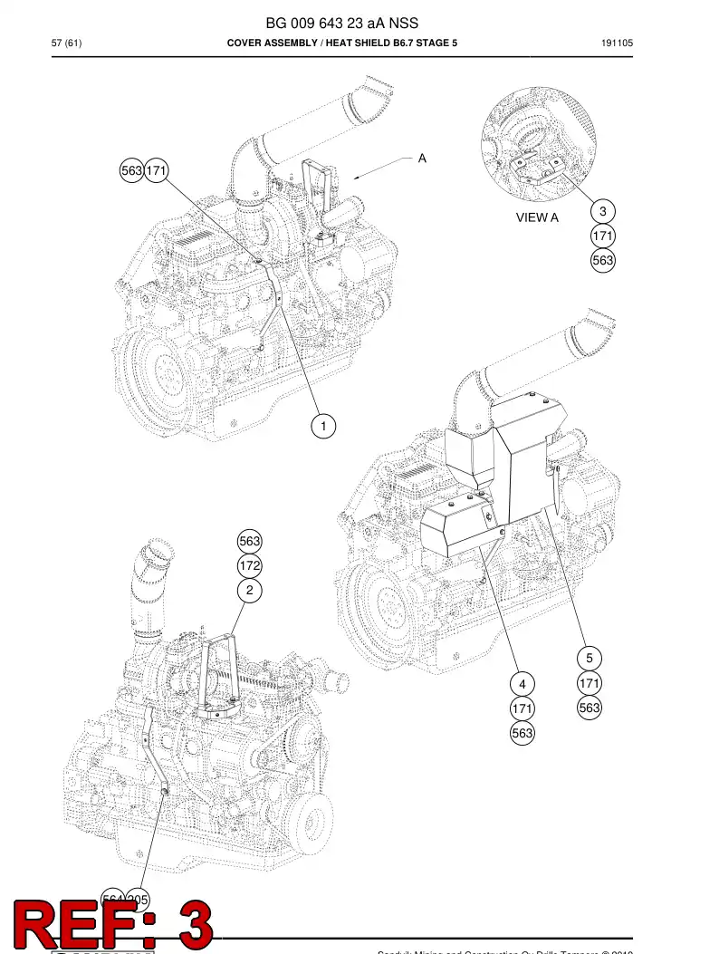 BG01049037a BG 010 490 37a Support - Sandvik Technical Drawing