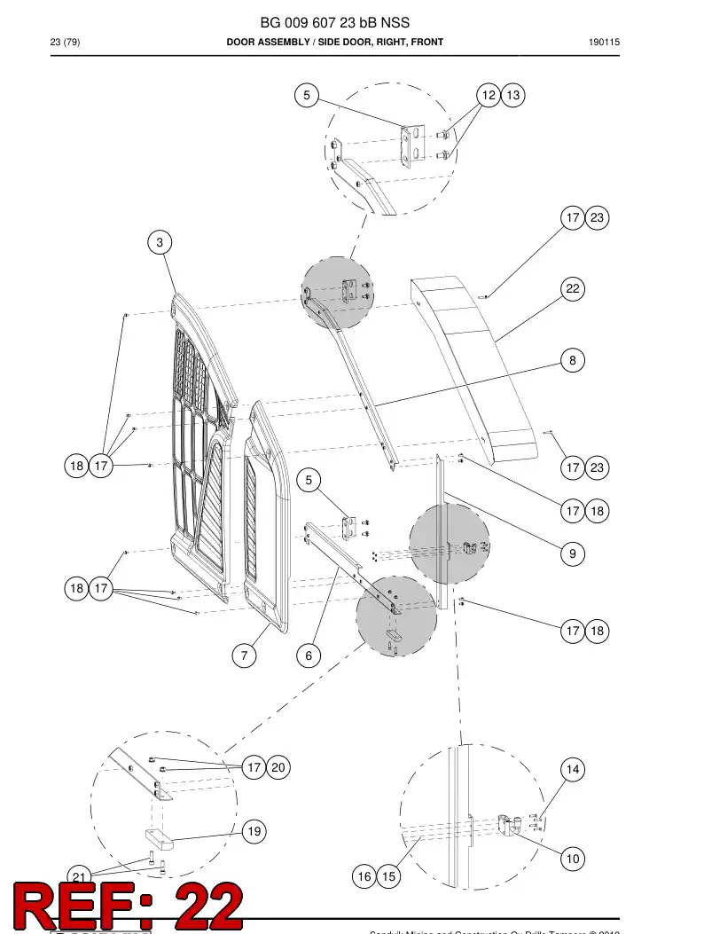 BG01049285a BG 010 492 85a Cover - Sandvik Technical Drawing