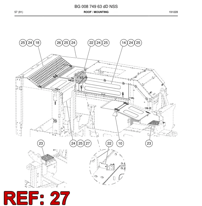 BG01050177b BG 010 501 77b Cover - Sandvik Technical Drawing