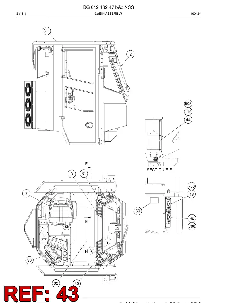 BG01058683b BG 010 586 83b Computer - Sandvik Technical Drawing