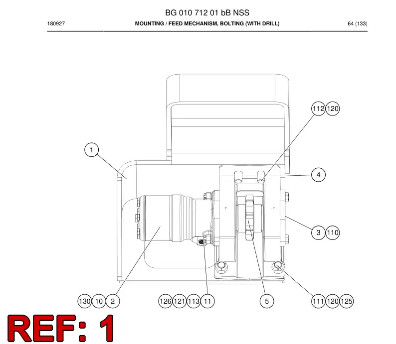 BG01066699a BG 010 666 99a Plate, cover - Sandvik Technical Drawing