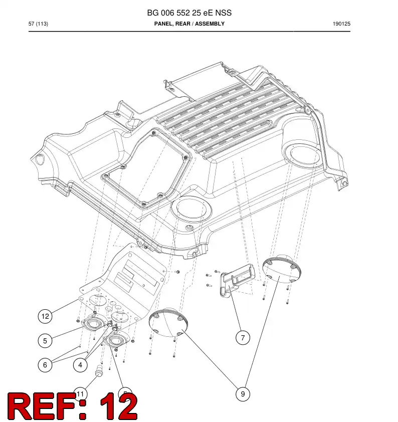 BG01067839a BG 010 678 39a Decal - Sandvik Technical Drawing