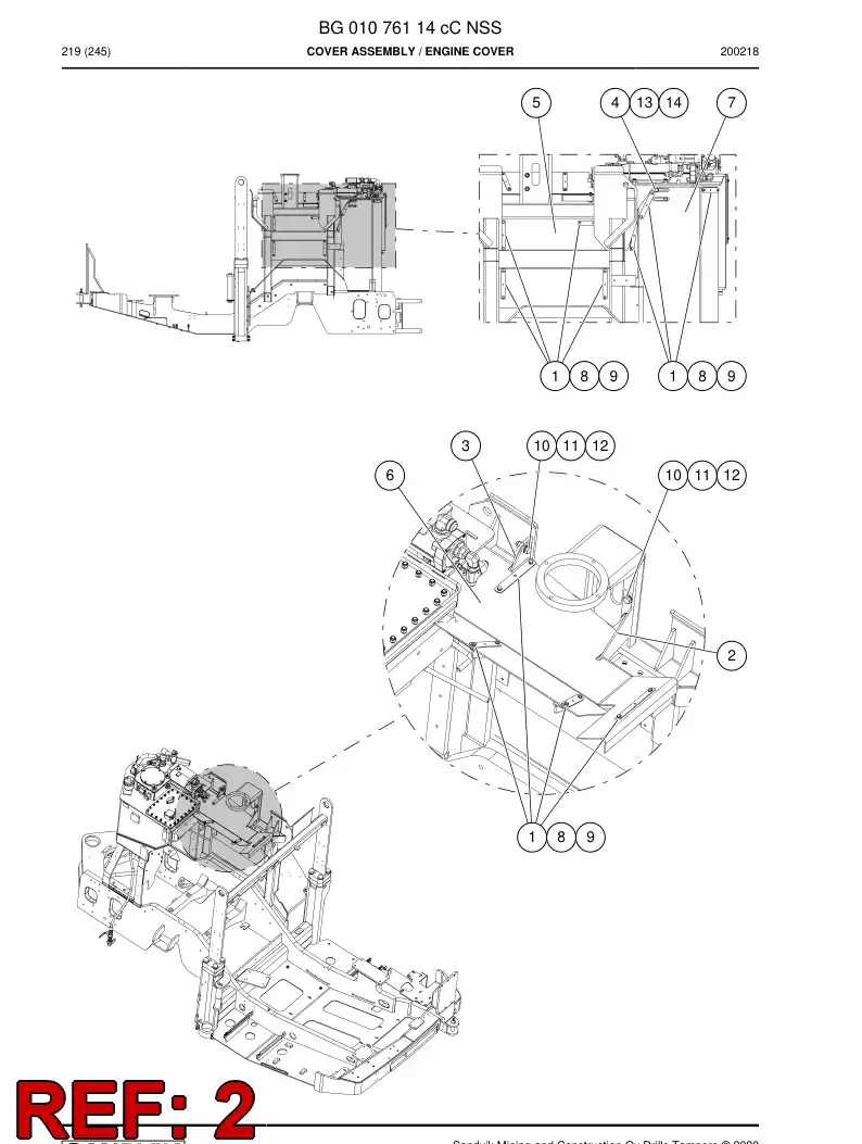 BG01068085a BG 010 680 85a Bracket - Sandvik Technical Drawing