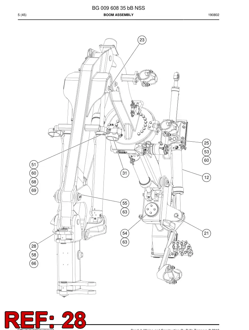 BG01072060a BG 010 720 60a Pointer - Sandvik Technical Drawing