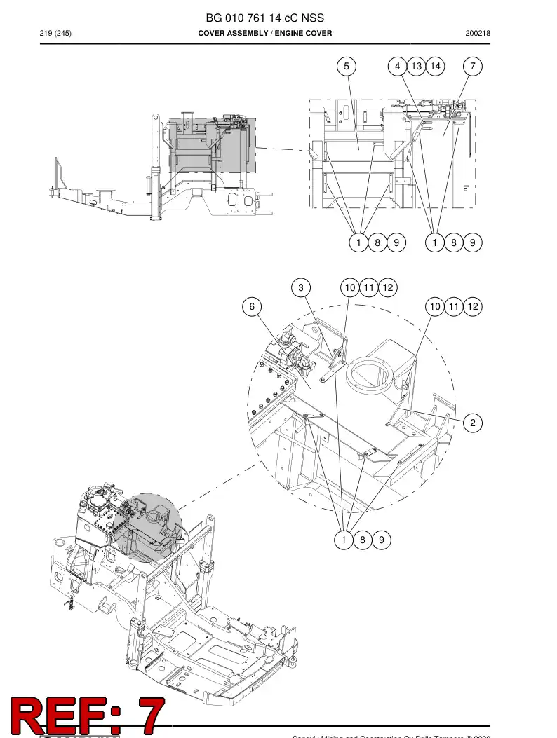 BG01073657c BG 010 736 57c Cover - Sandvik Technical Drawing