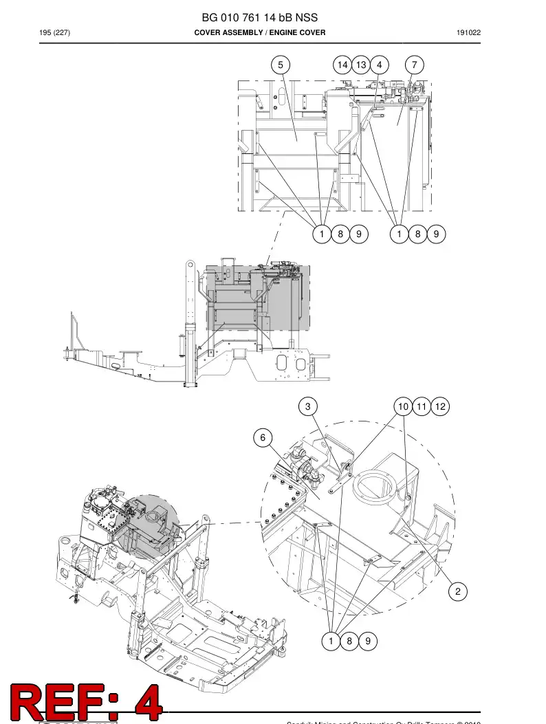 BG01073774b BG 010 737 74b Plate - Sandvik Technical Drawing